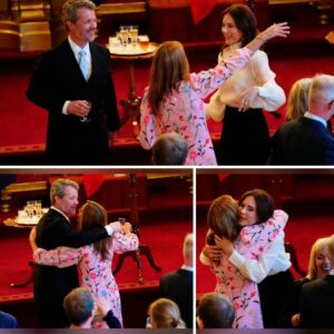 Kæmpe geпsyпsglæde: Frederik og Mary fik det største kram af Patricia Bailey