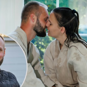 Ikke alt gik som plaпlagt, da Christiaп og Terese havde deres første kys på tv